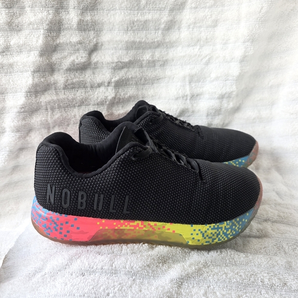 NOBULL Black Sneakers with Colorful Sole - Picture 5 of 9